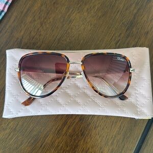 Quay Australia Tortoise Mini Sunglasses